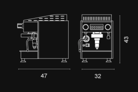 design espresso ceri automatic 2l bw