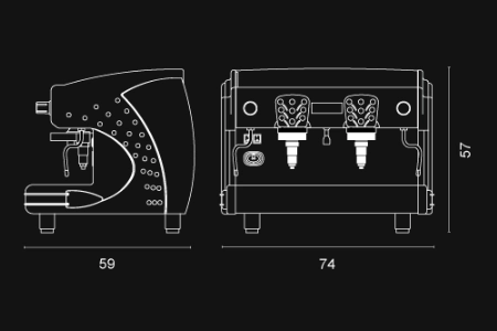 tosca automatic coffee machine bw